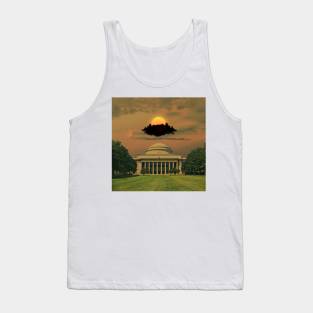 Light On The Dark Side - Surreal/Collage Art Tank Top